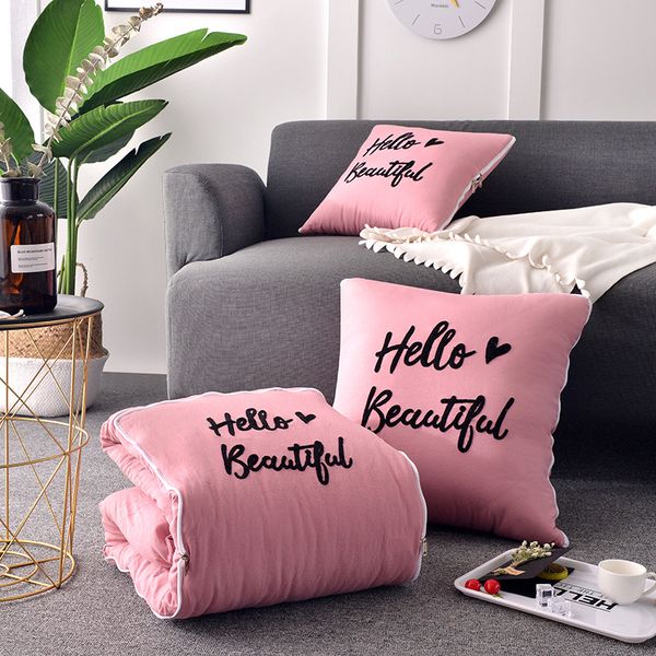 nordic embroidered letter pattern decorative pillow fold blanket quilt 2 in 1 home office sofa rest nap pillow blanket cushion
nordic embroidered letter pattern decorative pillow fold blanket quilt 2 in 1 home office sofa rest nap pillow blanket cushion