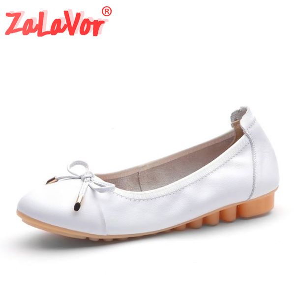 zalavor round toe flats spring real leather women shoes sweet bowknot dancing shoes no-slip loafers casual size 34-41, Black
zalavor round toe flats spring real leather women shoes sweet bowknot dancing shoes no-slip loafers casual size 34-41, Black