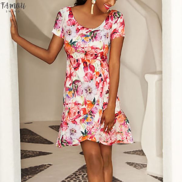 2020 new women dress fashion women's summer o-neck floral print evening party sundress mini dress vestidos de verano, Black;gray
2020 new women dress fashion women's summer o-neck floral print evening party sundress mini dress vestidos de verano, Black;gray
