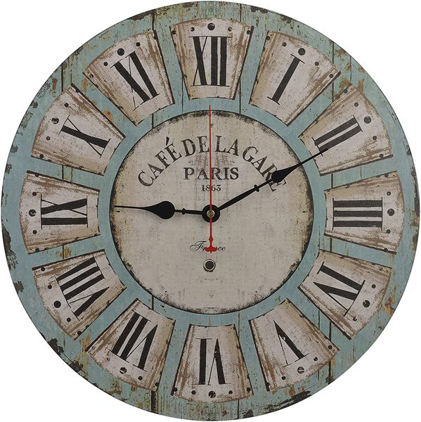 6-inch vintage large decorative wall clock silent non-ticking round for kitchen living room bathroom bedroom wall home decor with roman nume
6-inch vintage large decorative wall clock silent non-ticking round for kitchen living room bathroom bedroom wall home decor with roman nume