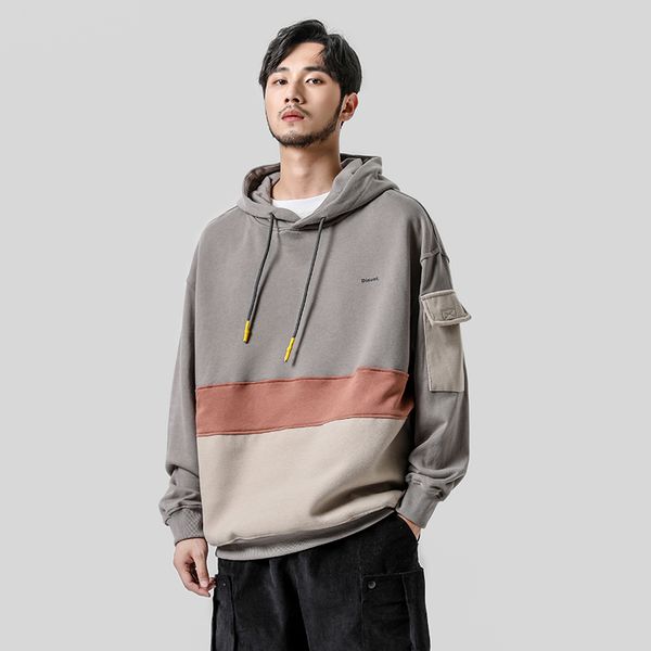 2019 spring and summer men's new color hooded long-sleeved hoodies loose temperament trend cotton harajuku streetwear, Black
2019 spring and summer men's new color hooded long-sleeved hoodies loose temperament trend cotton harajuku streetwear, Black