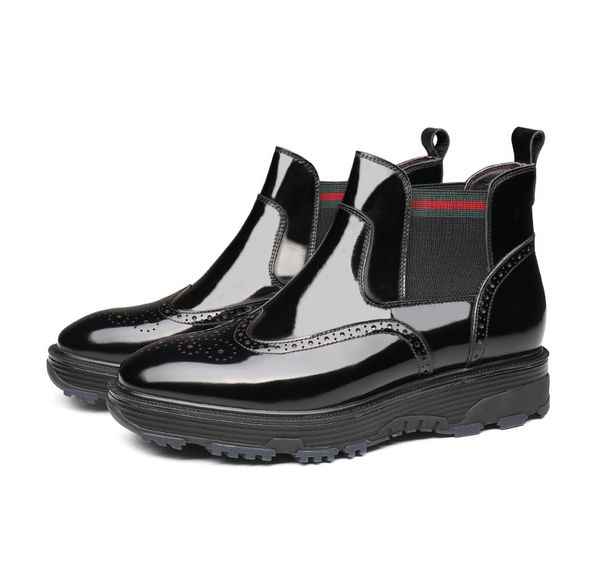 botas hombre short men boots men thick bottomed genuine leather work botines hombre work leather, Black
botas hombre short men boots men thick bottomed genuine leather work botines hombre work leather, Black