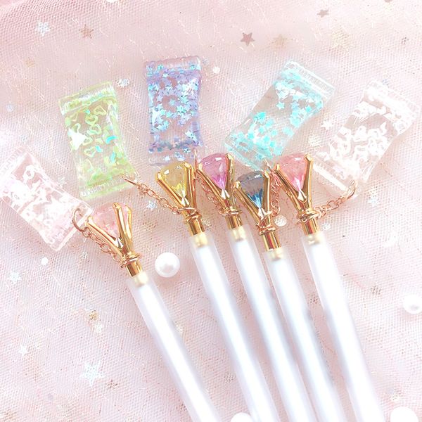 automatic pencil activity pencils diamond candy pendant writing tool fresh cute stationery student supplies, Blue;orange
automatic pencil activity pencils diamond candy pendant writing tool fresh cute stationery student supplies, Blue;orange