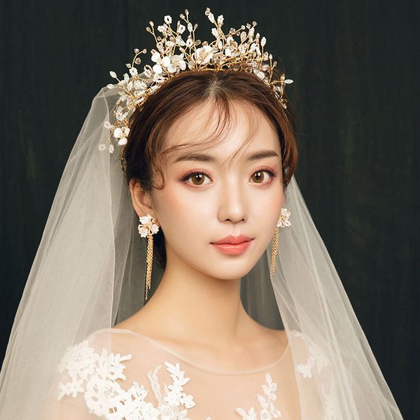 korean bridal wedding hair accessories bride korona korony hair jewelry tiaras and crowns headband hairband diademe diadem girls, Golden;white
korean bridal wedding hair accessories bride korona korony hair jewelry tiaras and crowns headband hairband diademe diadem girls, Golden;white
