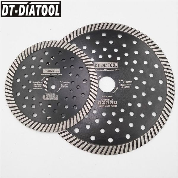 dt-diatool 2pcs diamond blade narrow turbo multi hole saw blade cutting disc dia 105mm 115mm 125mm 180mm 230mm grinding wheel
dt-diatool 2pcs diamond blade narrow turbo multi hole saw blade cutting disc dia 105mm 115mm 125mm 180mm 230mm grinding wheel