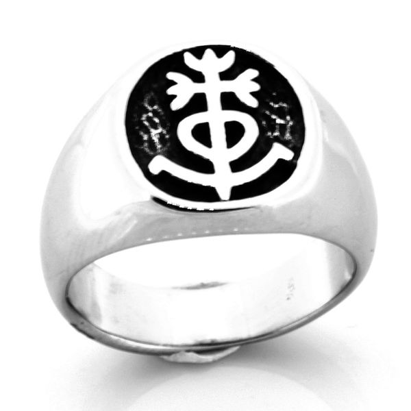 fanssteel stainless steel punk vintage mens or womens jewelry tribal flower cross oval ring gift for brothers sisters fsr20w21, Silver
fanssteel stainless steel punk vintage mens or womens jewelry tribal flower cross oval ring gift for brothers sisters fsr20w21, Silver