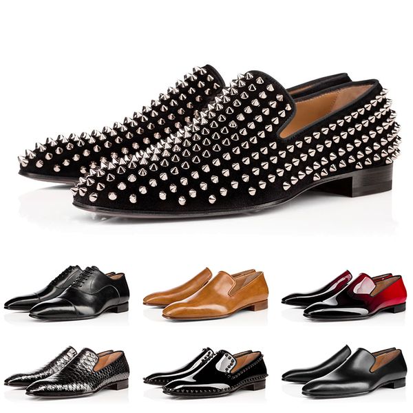 luxury rivets mens designer dress shoes red bottoms casual shoes matt patent leather slip-on spikes flat mens wedding dresses shoes 38-47, Black
luxury rivets mens designer dress shoes red bottoms casual shoes matt patent leather slip-on spikes flat mens wedding dresses shoes 38-47, Black