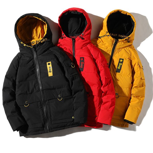 2019 winter new ins tide brand letters embroidered men's thick warm hooded down jacket men, Black;brown
2019 winter new ins tide brand letters embroidered men's thick warm hooded down jacket men, Black;brown
