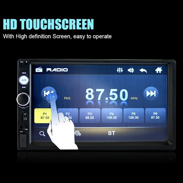 universa 7inch 2 din car multimedia radio mp5 player bt hd audio head unit+8led
universa 7inch 2 din car multimedia radio mp5 player bt hd audio head unit+8led