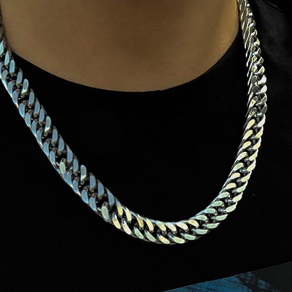 large cuban link chain necklace mens hip hop rock silver necklace stainless steel fashion polishing steampunk wholesale
large cuban link chain necklace mens hip hop rock silver necklace stainless steel fashion polishing steampunk wholesale