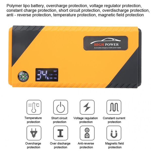 portable 12v 20000mah car jump starter battery charger emergency power bank automobiles jump starter
portable 12v 20000mah car jump starter battery charger emergency power bank automobiles jump starter