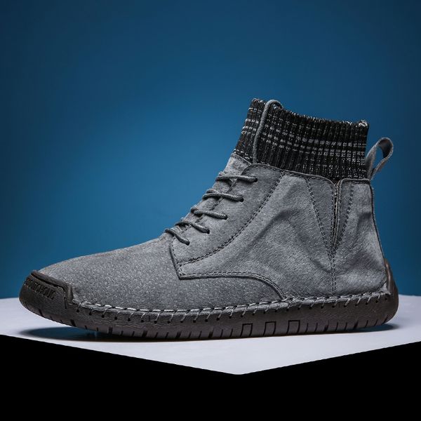new men's boots winter with fur keep warm snow boots men shoes footwear fashion male winter leather ankle size 39-48, Black
new men's boots winter with fur keep warm snow boots men shoes footwear fashion male winter leather ankle size 39-48, Black
