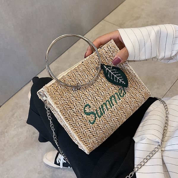 bags for women 2019 hand-held wild straw bag woven rattan bag fashion chain shoulder messenger small square pack bolsa feminina
bags for women 2019 hand-held wild straw bag woven rattan bag fashion chain shoulder messenger small square pack bolsa feminina