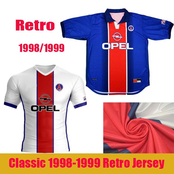 1998 1999 PSG Retro Soccer Jersey 98 99 PSG Home Away Football Shirt WORNS SIMONE OKOCHA LEROY AVELAINE ADAILTON camisetas de fútbol retro
1998 1999 PSG Retro Soccer Jersey 98 99 PSG Home Away Football Shirt WORNS SIMONE OKOCHA LEROY AVELAINE ADAILTON camisetas de fútbol retro