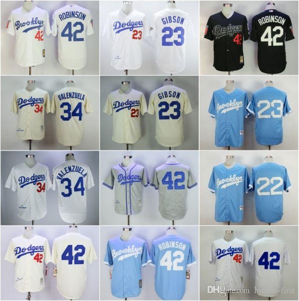 Cheap Los Angeles 22# KERSHAW 23#GIBSON 34# VALENZUELA 42# ROBINSO Cream White Grey Light Blue Black Retro Baseball News Shirt Stitched
Cheap Los Angeles 22# KERSHAW 23#GIBSON 34# VALENZUELA 42# ROBINSO Cream White Grey Light Blue Black Retro Baseball News Shirt Stitched