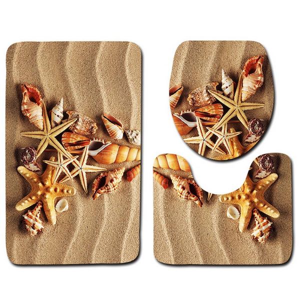 3pcs/set ocean beach 3d printed anti slip bathroom pedestal rug + lid toilet cover + bath mat for home decoration
3pcs/set ocean beach 3d printed anti slip bathroom pedestal rug + lid toilet cover + bath mat for home decoration