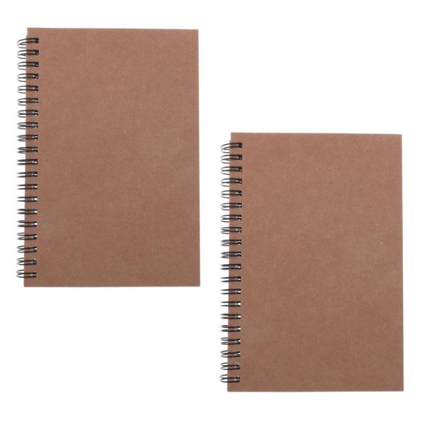 2pcs kraft paper cover spiral notebooks journal diary sketchbook notepads, Purple;pink
2pcs kraft paper cover spiral notebooks journal diary sketchbook notepads, Purple;pink