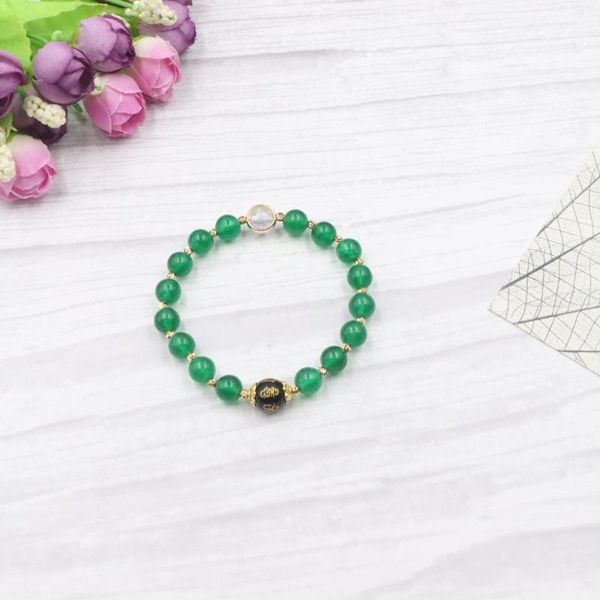 stretch bracelet bangle natural stone new fashion women jewelry green malaysia crystal bead strand bracelets wrap gift 7.5" b308, Golden;silver
stretch bracelet bangle natural stone new fashion women jewelry green malaysia crystal bead strand bracelets wrap gift 7.5" b308, Golden;silver