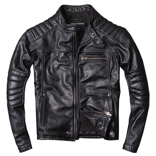 vintage genuine leather jacket men fashion casual standard cow leather bomber jacket biker men genuine fur jackets and coats, Black
vintage genuine leather jacket men fashion casual standard cow leather bomber jacket biker men genuine fur jackets and coats, Black