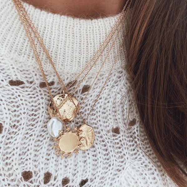 yovintage coin necklace for women fashion gold color necklace multiple layers pendant long necklaces boho jewelry, Silver
yovintage coin necklace for women fashion gold color necklace multiple layers pendant long necklaces boho jewelry, Silver