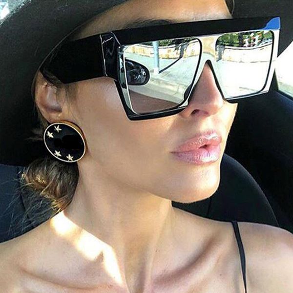 eastway fashion square oversized women sunglasses plastic brand designer classic mirror for female sun glasses uv400, White;black
eastway fashion square oversized women sunglasses plastic brand designer classic mirror for female sun glasses uv400, White;black