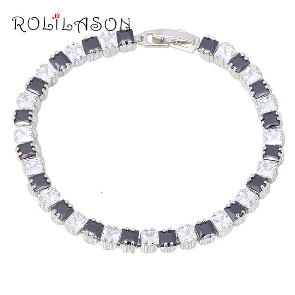 rolilason black friday mysterious jewelry for women silver plated black onyx charm bracelets party gift fashion jewelry tbs1087, Golden;silver
rolilason black friday mysterious jewelry for women silver plated black onyx charm bracelets party gift fashion jewelry tbs1087, Golden;silver