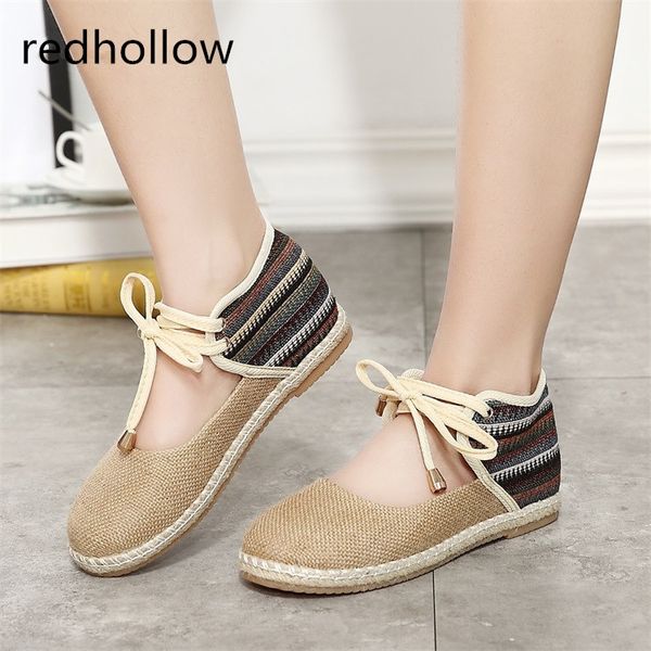 summer casual shoes vintage summer sandals flat women shoes lace up linen canvas sandals bohemia lady's ankle strap female, Black
summer casual shoes vintage summer sandals flat women shoes lace up linen canvas sandals bohemia lady's ankle strap female, Black