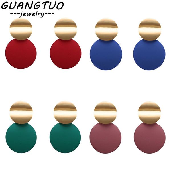 new fashion ear jewelry disc drop earrings for women geometric double round exaggerated dangle brincos nice party gift eb2215, Silver 
new fashion ear jewelry disc drop earrings for women geometric double round exaggerated dangle brincos nice party gift eb2215, Silver