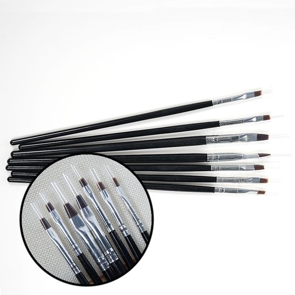 7 pcs acrylic nail brushes uv gel polish manicure tools brushes drawing polish manicure nail instruments kit set m03344 pai a2s0, Yellow
7 pcs acrylic nail brushes uv gel polish manicure tools brushes drawing polish manicure nail instruments kit set m03344 pai a2s0, Yellow