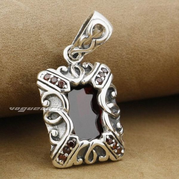 square red cz stone 925 sterling silver mens biker rock punk pendant 9f017 just pendant
square red cz stone 925 sterling silver mens biker rock punk pendant 9f017 just pendant