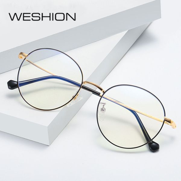 blue light glasses women men protective frame round alloy eyeglasses transparent anti reflective optical gaming glasses uv400, White;black
blue light glasses women men protective frame round alloy eyeglasses transparent anti reflective optical gaming glasses uv400, White;black