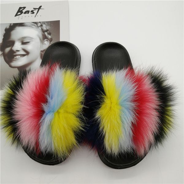 slippers summer women's real fur sandals fashion plush color matching lady wool large size, Black
slippers summer women's real fur sandals fashion plush color matching lady wool large size, Black