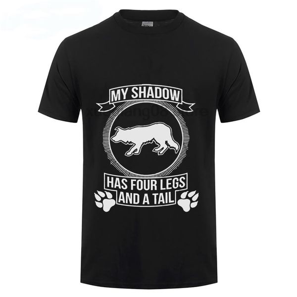 border collie my shadow a fantastic gift for all border collie owners and lovers men's t shirt, White;black
border collie my shadow a fantastic gift for all border collie owners and lovers men's t shirt, White;black
