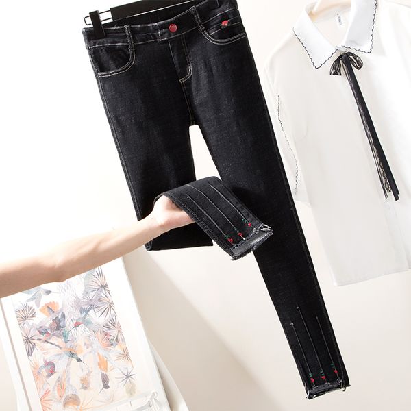 4xl plus big size jeans panty women spring winter autumn 2019 feminina casual new thin black denim pants female f0485, Blue
4xl plus big size jeans panty women spring winter autumn 2019 feminina casual new thin black denim pants female f0485, Blue
