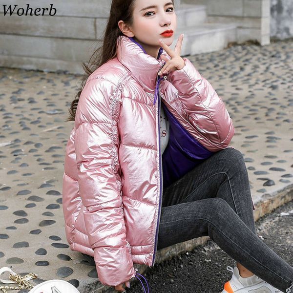 woherb women winter coat harajuku holographic glitter wadded jackets female warm parka puffer jacket abrigos mujer invierno, Black
woherb women winter coat harajuku holographic glitter wadded jackets female warm parka puffer jacket abrigos mujer invierno, Black