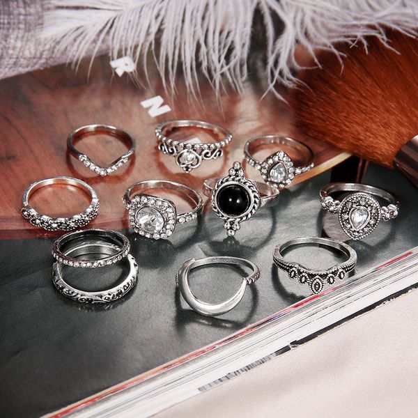 silver retro ancient silver diamond glass moon ring set retro knuckle ring set for female girl stacked rings set hollow carved, Golden;silver
silver retro ancient silver diamond glass moon ring set retro knuckle ring set for female girl stacked rings set hollow carved, Golden;silver