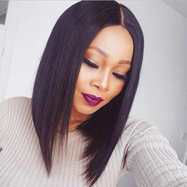 light yaki 13x6 deep part bob lace front wigs with baby hair pre plucked brazilian virgin short human hair wig for black women, Black;brown
light yaki 13x6 deep part bob lace front wigs with baby hair pre plucked brazilian virgin short human hair wig for black women, Black;brown