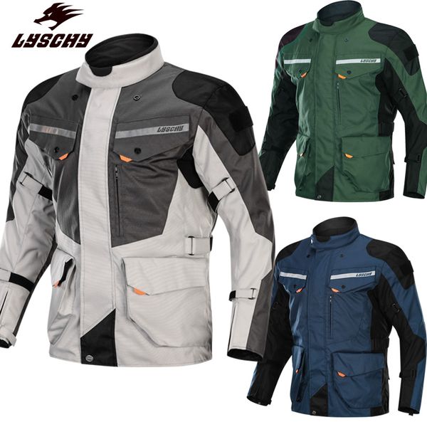men's reflective waterproof motorcycle jacket motocross protective gear auto racing coat off road touring clothing with liner
men's reflective waterproof motorcycle jacket motocross protective gear auto racing coat off road touring clothing with liner