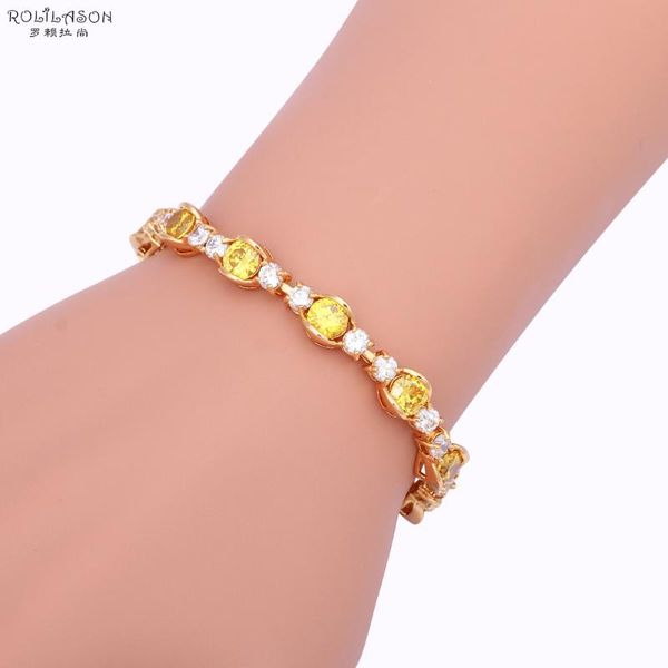 rolilason summer cost price golden yellow crystal zircon charm bracelets for women party fashion jewelry tbs985, Golden;silver
rolilason summer cost price golden yellow crystal zircon charm bracelets for women party fashion jewelry tbs985, Golden;silver