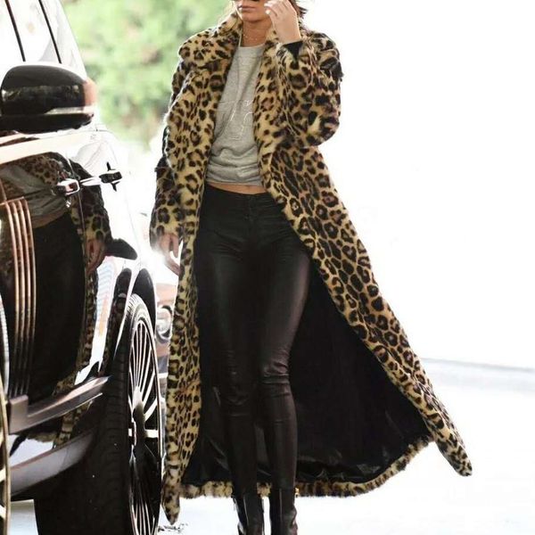 youyedian 2018 women leopard print outwear warm long thick fur cotton parka slim jacket coat, Tan;black
youyedian 2018 women leopard print outwear warm long thick fur cotton parka slim jacket coat, Tan;black