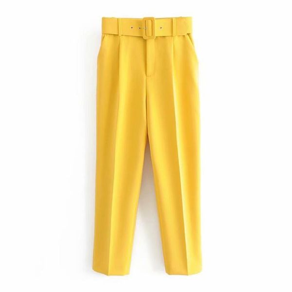 women's pants & capris women high waist solid long trousers office lady suit with belt fashion pockets streetwear chic pantalones, Black;white
women's pants & capris women high waist solid long trousers office lady suit with belt fashion pockets streetwear chic pantalones, Black;white