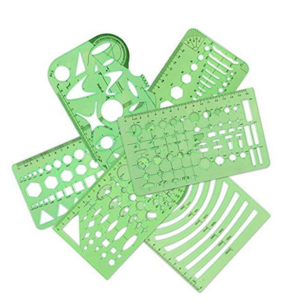 6pcs/9pcs set for office drafting geometric stencils formwork plastic clear school measuring drawing ruler template building
6pcs/9pcs set for office drafting geometric stencils formwork plastic clear school measuring drawing ruler template building