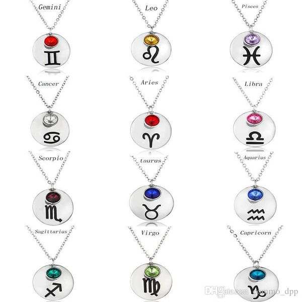 мода 12 зодиак ожерелья повезло birthstone день рождения ювелирных изделий высокое качество кристалл драгоценных камней созвездий подвеска д, Silver
мода 12 зодиак ожерелья повезло birthstone день рождения ювелирных изделий высокое качество кристалл драгоценных камней созвездий подвеска д, Silver