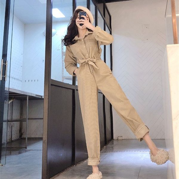women's 100-lap lapels single-row buckle pockets long sleeves wide-legged casual pants spring 2019, Black;white
women's 100-lap lapels single-row buckle pockets long sleeves wide-legged casual pants spring 2019, Black;white