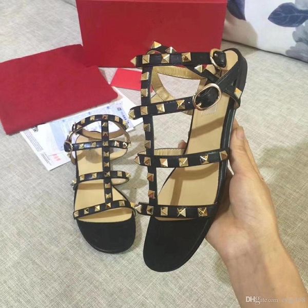2019 delivery summer women sandals stylish rivet sandals sandals with size 34-42, Black
2019 delivery summer women sandals stylish rivet sandals sandals with size 34-42, Black