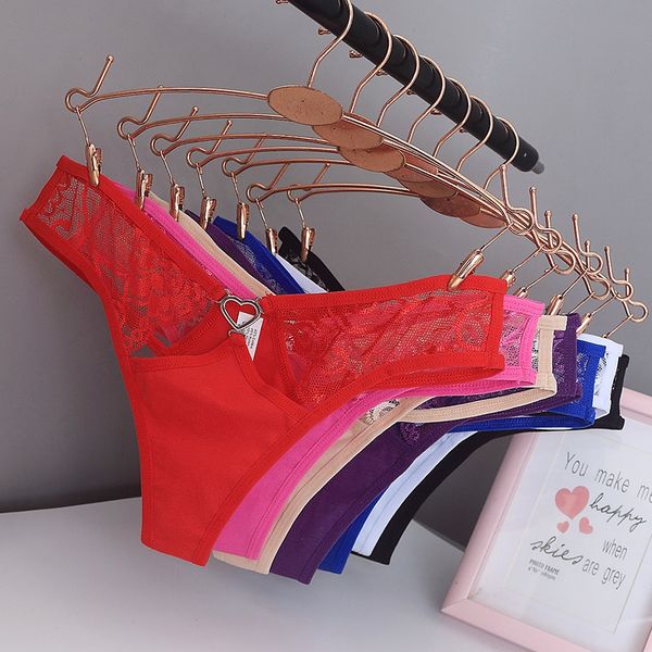 new underwear women luxury peach heart thong cotton ladies underwear lace hips and abdomen, Black;pink
new underwear women luxury peach heart thong cotton ladies underwear lace hips and abdomen, Black;pink