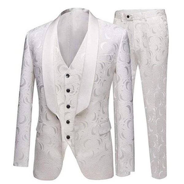 men's suits & blazers groom tuxedos men shawl lapel custom made wedding grooms 3 pieces ( jacket+pants+vest+tie ) e59, White;black
men's suits & blazers groom tuxedos men shawl lapel custom made wedding grooms 3 pieces ( jacket+pants+vest+tie ) e59, White;black