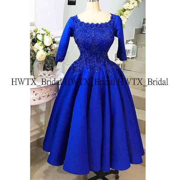 hwtx_bridal royal blue satin prom dresses 2020 new half sleeves length ball gown formal homecoming party dress gown custom, White;black
hwtx_bridal royal blue satin prom dresses 2020 new half sleeves length ball gown formal homecoming party dress gown custom, White;black
