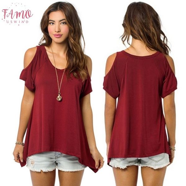 2019 solid summer fashion womens cotton off shoulder casual loose short sleeve solid t shirt lady plus size party tee v, White
2019 solid summer fashion womens cotton off shoulder casual loose short sleeve solid t shirt lady plus size party tee v, White