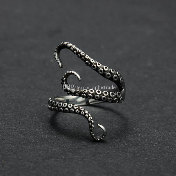 dark dream dark style ring stainless steel cthulhu tentacle rings darkness punk ocs rings ing, Silver
dark dream dark style ring stainless steel cthulhu tentacle rings darkness punk ocs rings ing, Silver
